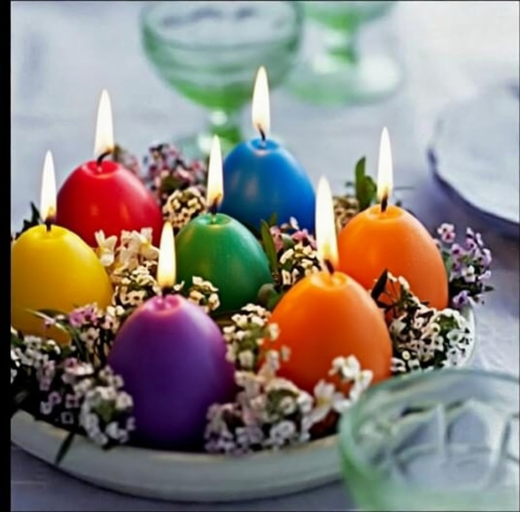 Easter Egg Candle